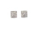 Boucles d'oreilles halo en or blanc et diamants 58 Facettes 2023