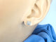 Boucles d'oreilles halo en or blanc et diamants 58 Facettes 2023