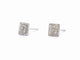 Boucles d'oreilles halo en or blanc et diamants 58 Facettes 2023