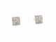 Boucles d'oreilles halo en or blanc et diamants 58 Facettes 2023