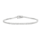 Bracelet tennis en or blanc 18K et diamants