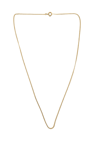 Chaîne - Collier maille gourmette en or jaune 58 Facettes CHA 002