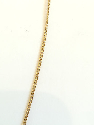 Chaîne - Collier maille gourmette en or jaune 58 Facettes CHA 002