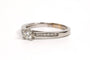 57 Bague contemporaine en or blanc 18 carats et diamants 58 Facettes 21756