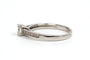 57 Bague contemporaine en or blanc 18 carats et diamants 58 Facettes 21756