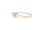 53 Bague Années 50 en or blanc 18 carats et diamant 58 Facettes 22910