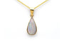 Pendentif contemporain en or jaune 18 carats et opale 58 Facettes 17856
