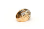 52 Art Déco - Bague en or jaune et blanc 18 carats et diamants 58 Facettes 17664