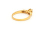 50 Bague contemporaine en or jaune 18 carats et diamants 58 Facettes 18667