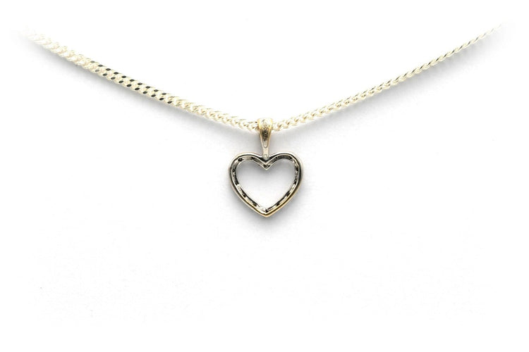 Pendentif contemporain en or blanc 18 carats et diamants 58 Facettes 23045