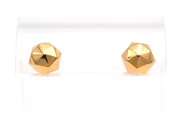 Boucles d'oreilles Art déco en or jaune 18 carats 58 Facettes 23052