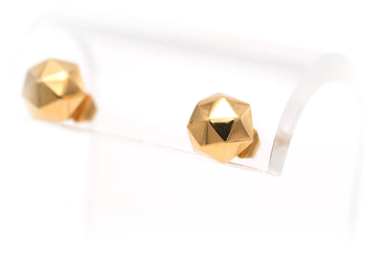 Boucles d'oreilles Art déco en or jaune 18 carats 58 Facettes 23052