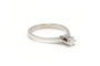 56 Solitaire années 70 - Bague en or blanc et diamant 58 Facettes 22907