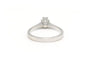 56 Solitaire années 70 - Bague en or blanc et diamant 58 Facettes 22907