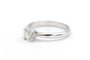 52 Solitaire contemporain - Bague en or blanc et diamant 58 Facettes 23064
