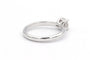 52 Solitaire contemporain - Bague en or blanc et diamant 58 Facettes 23064