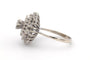 53 Bague années 70 en or blanc 18 carats et diamants 58 Facettes 22906
