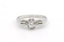 51 Bague Art déco en or blanc et diamant 58 Facettes 22911