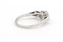 51 Bague Art déco en or blanc et diamant 58 Facettes 22911
