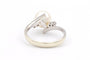52 Années 70 - Bague en or blanc, perle et diamants 58 Facettes 19113