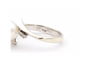 52 Années 70 - Bague en or blanc, perle et diamants 58 Facettes 19113