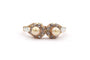 51 Art Déco - Bague en or jaune et blanc, perles fines et diamants 58 Facettes 18911