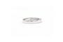 54 Alliance demi-américaine en or blanc 18 carats et diamants princesse 58 Facettes 19364