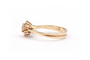54 Bague contemporaine en or jaune 18 carats et diamants 0,48 ct 58 Facettes 23065