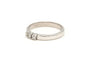54 Bague contemporaine en or blanc et diamants 58 Facettes 23060