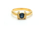 59 Années 70 - Bague en or jaune, saphir et diamants 58 Facettes 19774