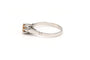 53 Bague années 50 en or blanc et diamant jaune 58 Facettes 20197