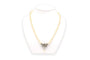 Collier années 70 en or blanc, perles et rubis 58 Facettes B278