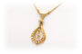 Art Nouveau - Collier en or jaune 18 carats et perles 58 Facettes B291