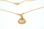 Art Nouveau - Collier en or jaune 18 carats et perles 58 Facettes B291