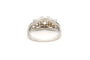 53 Art Déco - Bague en or blanc 18 carats et diamants 58 Facettes 20428