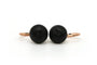 Napoléon III - Boucles d'oreilles en or rose 18 carats et jais 58 Facettes B307