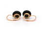 Napoléon III - Boucles d'oreilles en or rose 18 carats et jais 58 Facettes B307