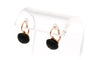 Napoléon III - Boucles d'oreilles en or rose 18 carats et jais 58 Facettes B307