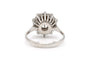 50 Bague contemporaine en or blanc 18 carats et diamants 1,35 ct 58 Facettes 23066