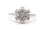 55 Bague contemporaine en or blanc 18 carats et diamants 0,56 ct 58 Facettes 23104