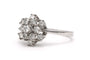 55 Bague contemporaine en or blanc 18 carats et diamants 0,56 ct 58 Facettes 23104