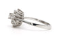 55 Bague contemporaine en or blanc 18 carats et diamants 0,56 ct 58 Facettes 23104