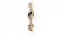 Broche Art Déco en or jaune et blanc, onyx, saphirs et diamants 58 Facettes 23114