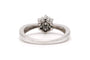51 Bague contemporaine en or blanc 18 carats et diamants taille brillant 58 Facettes 23255