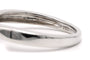 51 Bague contemporaine en or blanc 18 carats et diamants taille brillant 58 Facettes 23255