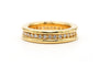 50 Bague contemporaine en or jaune 18 carats et diamants 58 Facettes 23256
