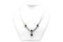 Années 70 - Collier en or blanc, saphirs et diamants 58 Facettes 23301