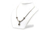 Années 70 - Collier en or blanc, saphirs et diamants 58 Facettes 23301