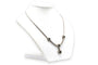 Années 70 - Collier en or blanc, saphirs et diamants 58 Facettes 23301