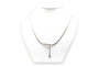 Années 70 - Collier en or blanc, saphirs et diamants 58 Facettes 23301